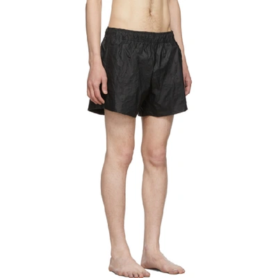 Shop Off-white Black Arrows Swim Shorts In Blk No Col