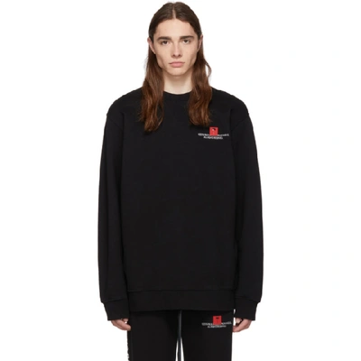 Shop Palm Angels Black Small Palm X Palm Sweatshirt In 1088 Blkmul