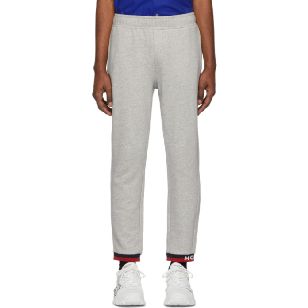 moncler track pants grey