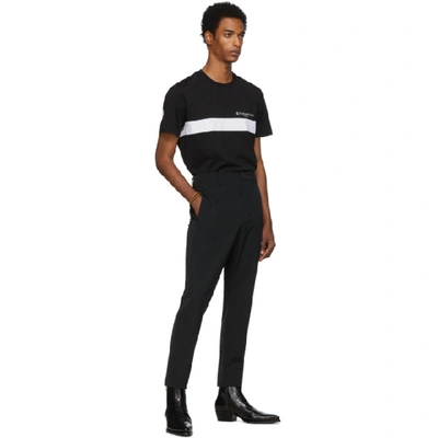 Shop Givenchy Black Cut-out T-shirt In 001 Black