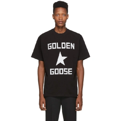 Shop Golden Goose Black  Star T-shirt