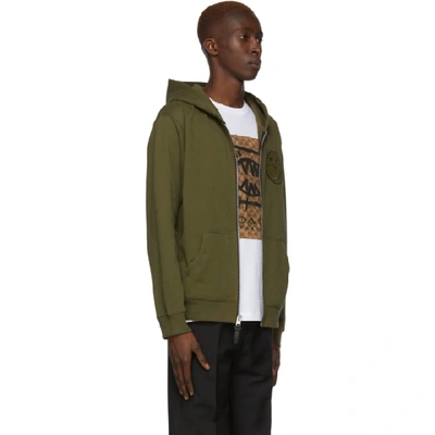 Shop Coach 1941 Green Yeti Out Edition Rexy Zip Hoodie In Olive