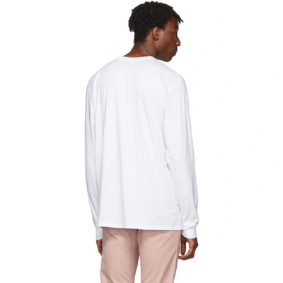 Shop Carhartt Work In Progress White Long Sleeve Pocket T-shirt