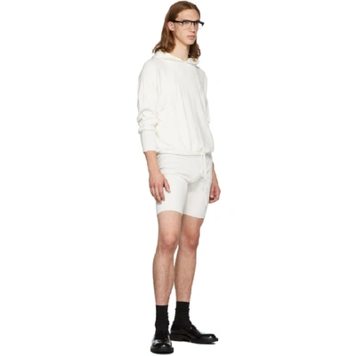 Shop Judy Turner White Knit Biker Shorts