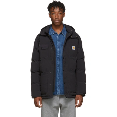 Carhartt Work In Progress Navy Alpine Coat In 8990 Blkbrn | ModeSens