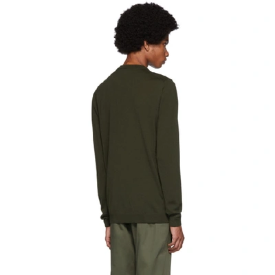 Shop Norse Projects Green Merino Sigfred Sweater In 8109 Beec