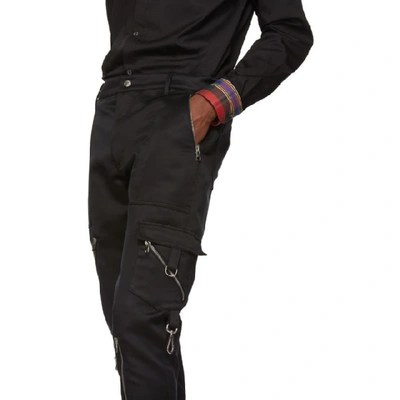 Shop Alexander Mcqueen Black Punk Trousers In 1000 Black