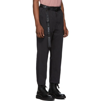 Shop Ksubi Black Downtown Cargo Pants In 1 Black