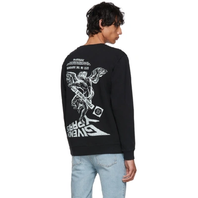 Shop Givenchy Black Mad Trip Tour Sweatshirt In 001 Black