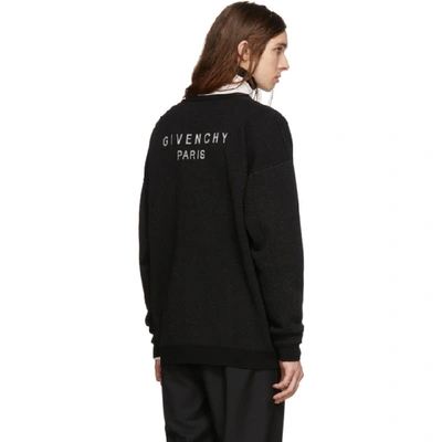 Shop Givenchy Black Lion And Pegasus Sweater In 002-blkgry