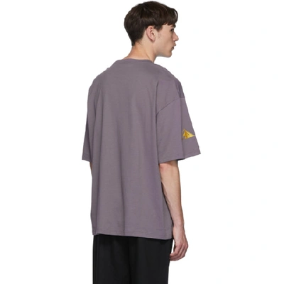 Shop Lanvin Purple Patches T-shirt In 761 Lilac