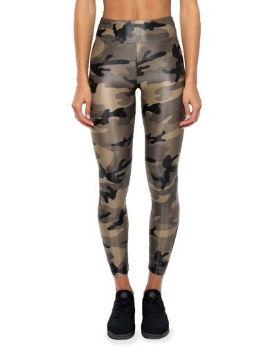 Shop Koral Lustrous High-rise Camo-print Leggings