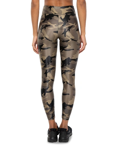 Shop Koral Lustrous High-rise Camo-print Leggings