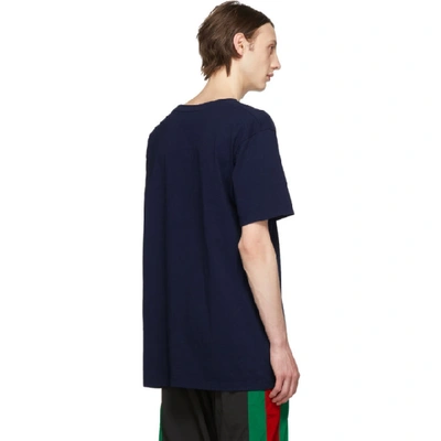 Shop Gucci Blue Interlocking G T-shirt