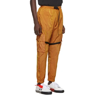OFF-WHITE 橙色 PARACHUTE 工装裤
