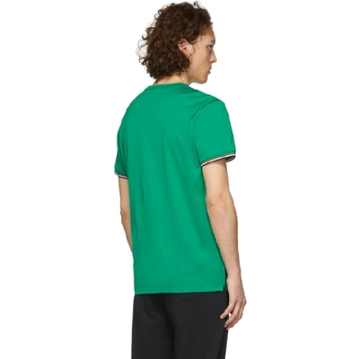 Shop Moncler Green Pocket T-shirt In 824 Green