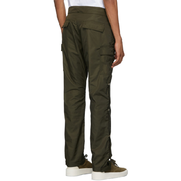 nylon snap cargo pants