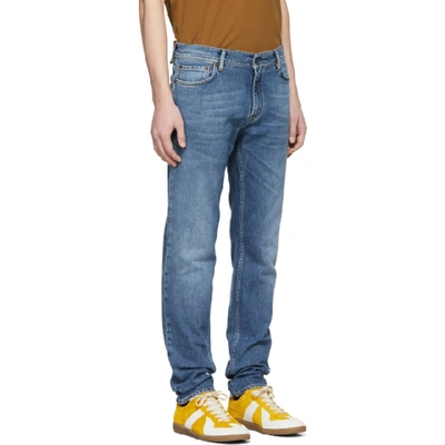 Shop Acne Studios Blue Blå Konst Mid North Jeans In Mid Blue