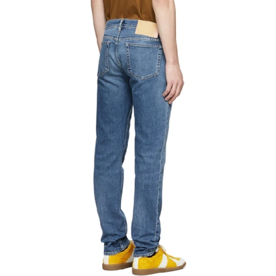 Shop Acne Studios Blue Blå Konst Mid North Jeans In Mid Blue