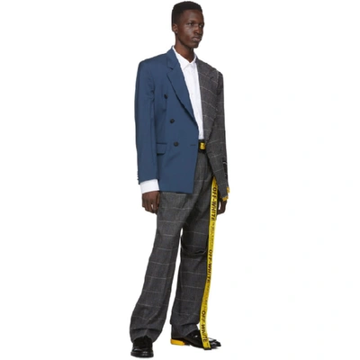 Shop Off-white Grey Slim Cargo Trousers In 0800 Medgry