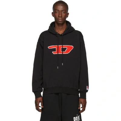 Shop Diesel Black S-division-d Sweatshirt