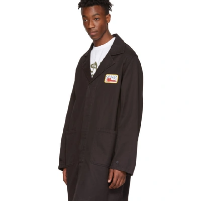 Shop Visvim Black Peerless Service Coat