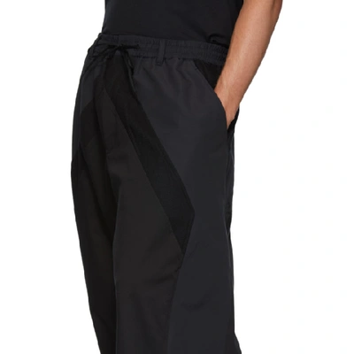 Shop Y-3 Black Varsity Trousers