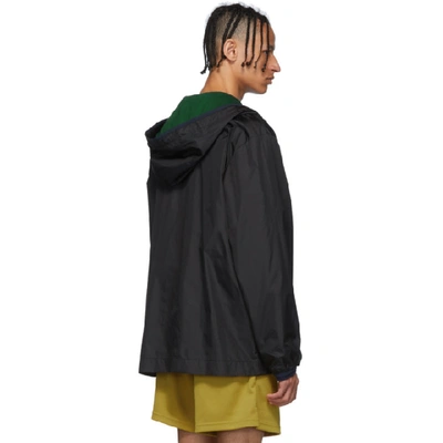 Shop Acne Studios Black Osaze Anorak Jacket