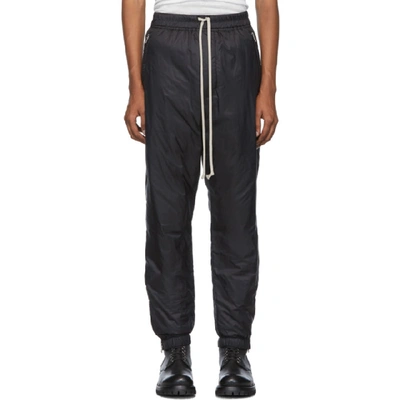 Shop Rick Owens Black Track Pants In 09 Black