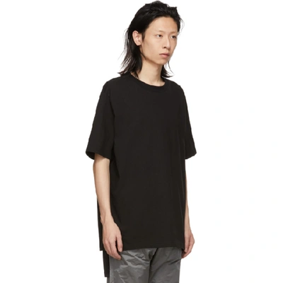 Shop D.gnak By Kang.d Black Back Zipper T-shirt