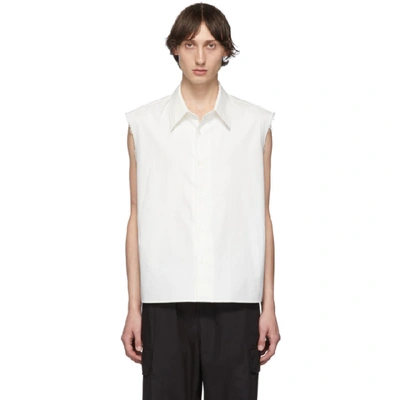 Shop Our Legacy White Cut Cost Sleeveless Company Shirt
