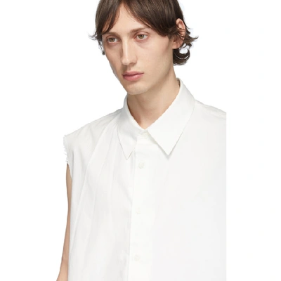 Shop Our Legacy White Cut Cost Sleeveless Company Shirt