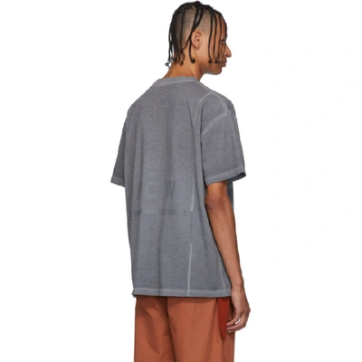 Shop A-cold-wall* Grey Flatlock T-shirt