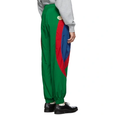 Shop Gucci Red And Green Waterproof Jogging Lounge Pants In 3134 Multi