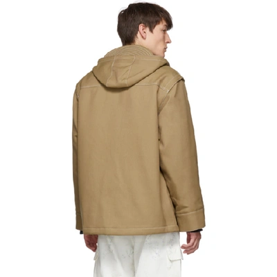 Shop Jacquemus Beige Le Veste Meunier Coat In 19601280 Be