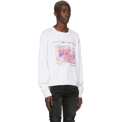 Shop Enfants Riches Deprimes White Shes Like Heroin Long Sleeve T-shirt In Vntgblanc