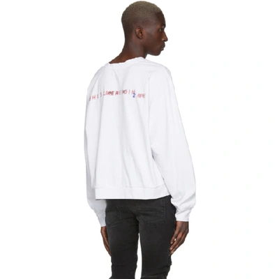 Shop Enfants Riches Deprimes White Shes Like Heroin Long Sleeve T-shirt In Vntgblanc