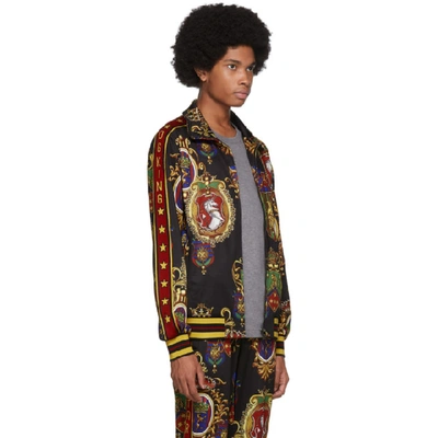 Shop Dolce & Gabbana Dolce And Gabbana Multicolor Star King Track Jacket In Hn09b Stem3