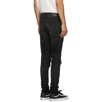 Shop Amiri Black Mx1 Bandana Jeans