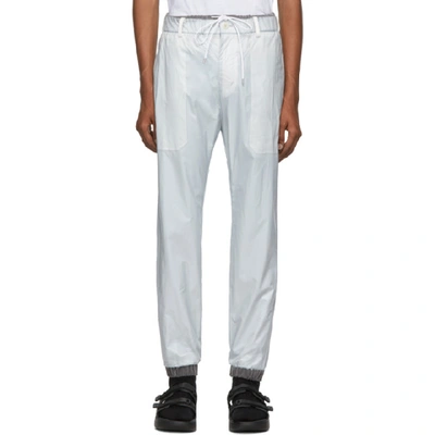 Shop Sacai Grey Nylon Lounge Pants In 376 L Gray