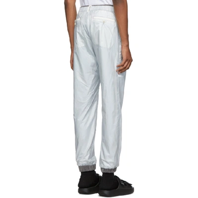 Shop Sacai Grey Nylon Lounge Pants In 376 L Gray