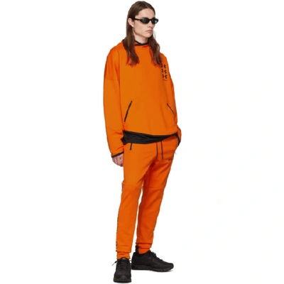 PALM ANGELS 橙色 UNDER ARMOUR 版慢跑裤