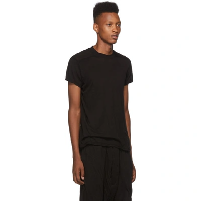 Shop Rick Owens Drkshdw Black Small Level T-shirt In 09 Blk