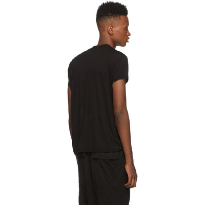 Shop Rick Owens Drkshdw Black Small Level T-shirt In 09 Blk