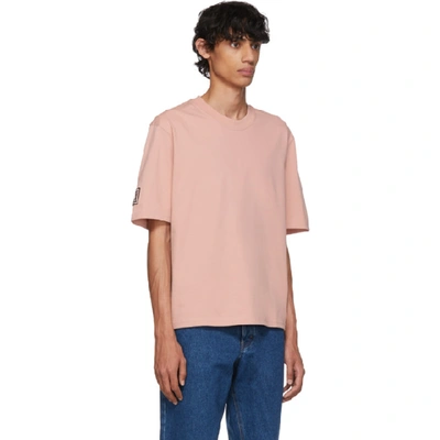 Shop Ami Alexandre Mattiussi Pink 9 T-shirt In 650 Rose