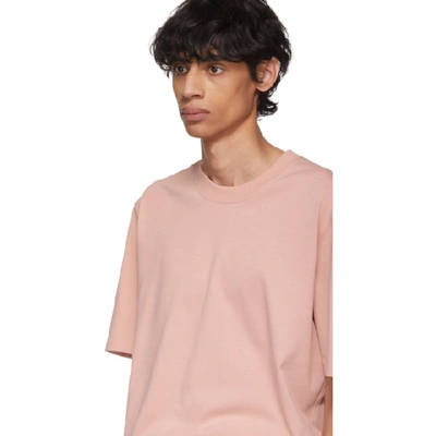 Shop Ami Alexandre Mattiussi Pink 9 T-shirt In 650 Rose