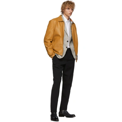 Shop Etro Beige Prince Of Wales Jersey Blazer In 0800 Multi