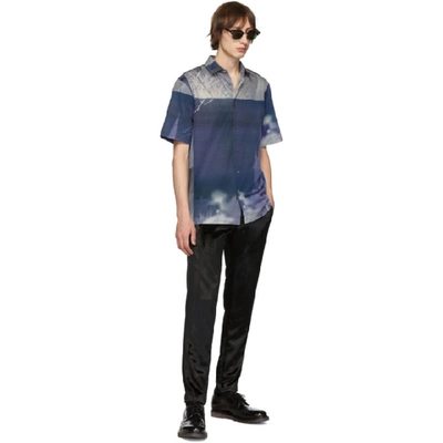 Shop Paul Smith Blue London Photo Shirt In 48 London