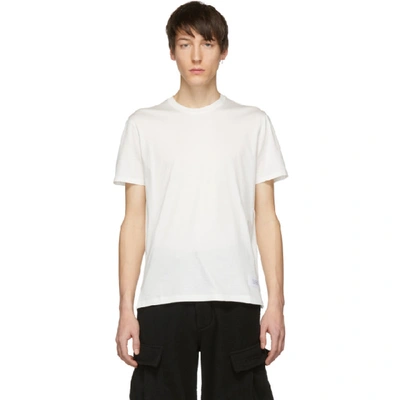 Shop Givenchy White Atelier Patch T-shirt In 100 White