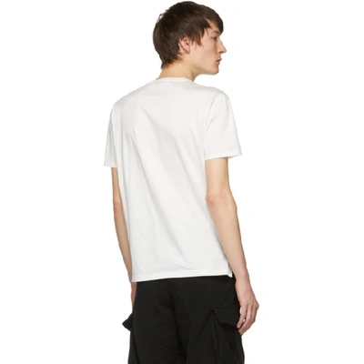 Shop Givenchy White Atelier Patch T-shirt In 100 White